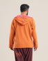 Hooded sweater with long sleeves